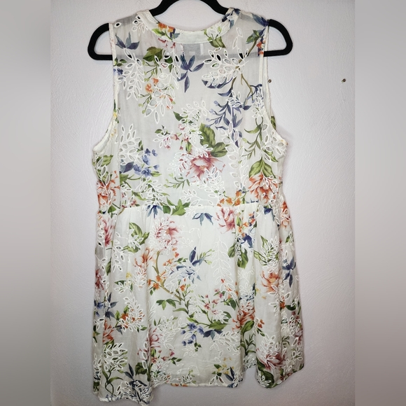 Johnny Was Caprice Lace Up Mini Dress - Picture 7 of 7